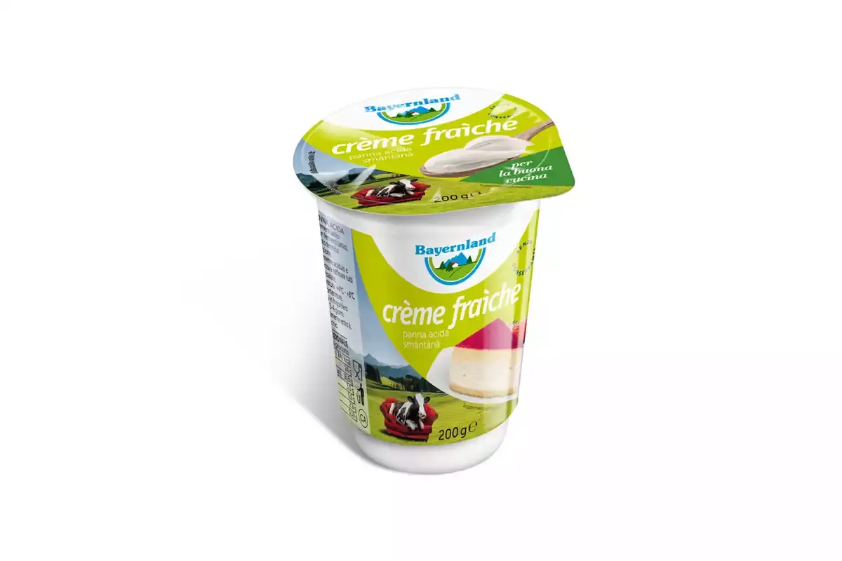 Sono numerosi gli utilizzi in cucina della cr&egrave;me fraiche di Bayerland Meggle, Kraft e Bayerland arricchiscono la tavola